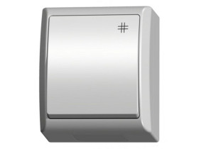 FALA Wyłącznik krzyżowy biały ŁNH-4H/00 OSPEL