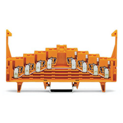 WAGO 727-225/022-000 4-level Same Potential Block a-d--d-a Lock Orange