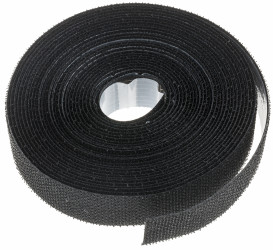 Taśma na rzep typu haczyk szerokość 20mm Typ haka Czarny RS PRO długość 5m