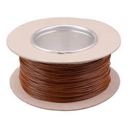 Brown 0.5mm² Thin Wall Cable 16/0.2mm 100M