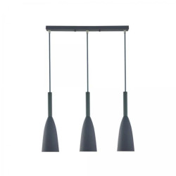 Lampa wisząca Solin 3 szara 3xE27 Light Prestige