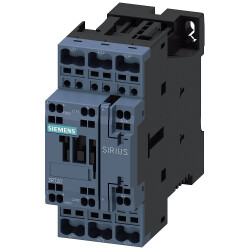 Siemens 3RT2024-2BB40 Contactor 3-pole 12A 5.5kW 400V 1NO+1NC 690V AC/DC