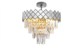 Lampa Sufitowa Carisma Chrome 9Xe14 Ml8888 Milagro