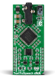 Płyta rozwojowa, S1V30120, do uzytku z: MikroBUS, Płyta rozwojowa, TextToSpeech click