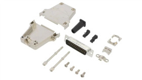 Dtzf-Ljsrg-25Mssl D-Sub Męskie Proste Lutowanie Na Przewód Gold Flash Pin 25