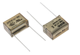 Kondensator papierowy 220nF 275V ac KEMET rozstaw: 20.3mm THT ±10