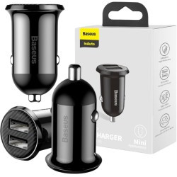 ŁADOWARKA SAMOCHODOWA Baseus Grain Pro CCALLP-01 24W 4.8A 2x USB-A