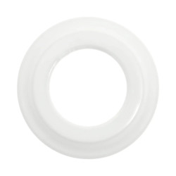 Ramka pojedyncza okrągła ceramiczna biała Ceramic Loft