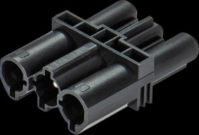 92.030.5958.1 Intermediate coupling, 3-pin, black