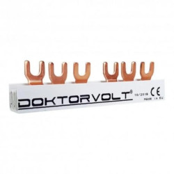 Szyna łączeniowa grzebieniowa PS/G 3-fazowa 6-modułowa 12mm2 80A Doktorvolt 2070