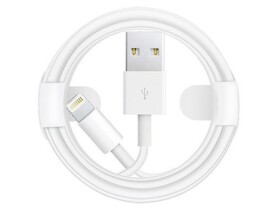 KABEL TRAY USB - LIGHTNING 2A 1M BIALY
