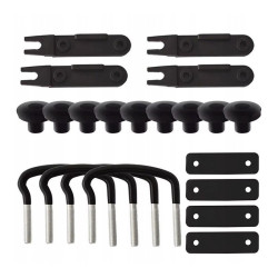 Obejmy cybanty do boxów dachowych zestaw 4szt mocowanie