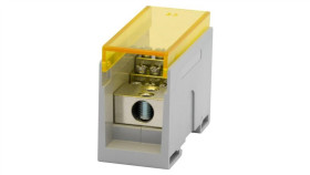 Blok Rozdzielczy Vbr 300A-12 (1X50 / 12X10) Al/Cu - Żółty