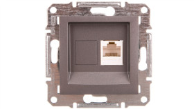 Asfora Gniazdo Komputerowe Kat.6 Utp Bez Ramki Stal Eph4700162