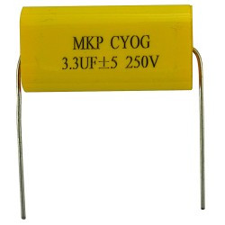 Kondensator AUDIO 3.3uF 335 MKP zamiennik MKT foliowy syczki wysokie tony