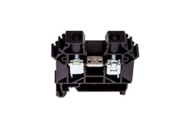 Złączka szynowa 2-przewodowa 10mm2 czarny V0 ZUG-10 A11-A433