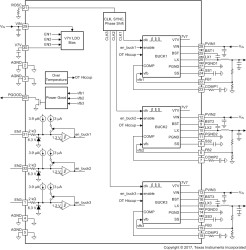 4-V to 8-V, 3-A, 2-A Triple Synchronous Step-Down Converter