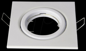 3472 GU10 mounting frame, square, movable, white