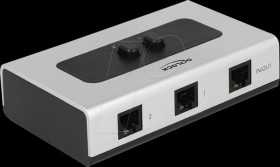 87698 RJ11 switch, 2-port, bidirectional