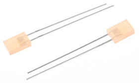 LED, THT, pomarańczowa, 2-Pin, 1,9 V, 110 °, Broadcom