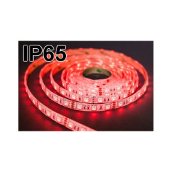 Taśma LED SMD5050 czerwonyIP(1m) IP65 (300LED/5m) w silikonie 12V