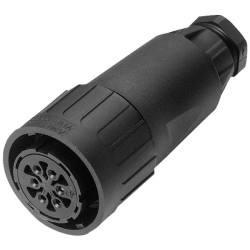 Amphenol C016 10E012 003 2 Cable Socket C16-3 Number of pins: 12 &#x2B; PE