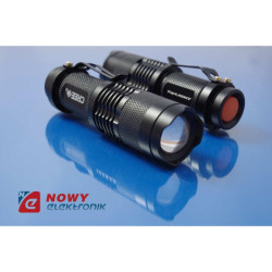 Latarka ręczna Top-LIGHT SE-T1 BOX z akumulatorem i ładowarką na rower