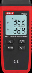 UT320D Digital thermometer, -40 to +260°C, 2 channel