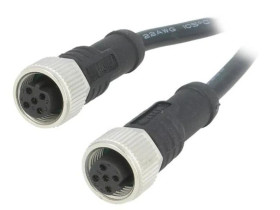 M12B05FL12BFLSD001 Kabel do czujników/automatyki 5PIN M12-M12 kod B-Profibus