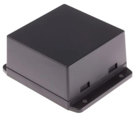 Obudowa Czarny z kołnierzem, 80 x 80 x 43mm, RS PRO