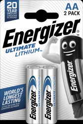 639154 Energizer lithium battery, 2x LR6, 1.5 V