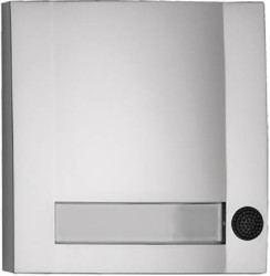 Przycisk do dzwonka Grothe DOMOLUX SIM/SW, srebrny, czarny (matowy), czarny (ral 9005)