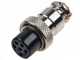 Gniazdo 6 pin NC516 ( na kabel ) WT żeński
