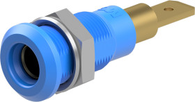 Gniazdo testowe Gniazdo Wypustka Niebieski 25A Staubli