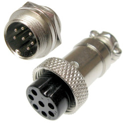 Złącze przem. DS-11-10-7B6 7pin (gn+wt) przemysłowe