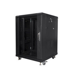 Szafa stojąca 19" 15U Lanberg, 600x600mm, czarna