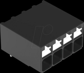 2086-1224 THR PCB terminal block, push-button, 1.5 mm², 4-pin
