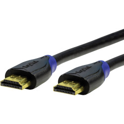 LogiLink CH0064 HDMI Cable Black 5m 4K UHD Audio Return Ch Gold Plated Conns