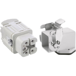 LAPP EPIC&#xAE; KIT H-A 4 BS AGS 4P F Thermoplastic Angled Panel-mount Housing