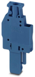 Plug, 1 pole, 0.14-4.0 mm², blue for space-saving potential distribution, 3045240