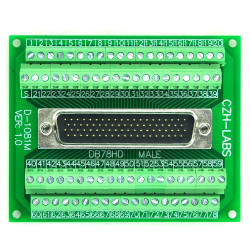 CZH-LABS D-SUB DB78HD Male Header Breakout Board, DSUB.