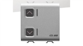 Aktor Sterowania Roletami 1-Kanałowy 6A 230V 2 Moduły Knx Tytanowy Gw14797