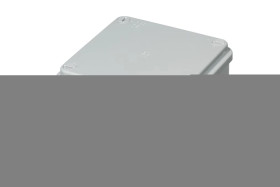 Puszka natynkowa gładka z pokrywą seria 415105x105x55 szara EC415C4 /opak. 80/
