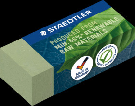 526 83-5 Eraser, 43x19x13 mm, made from 56% natural raw materials