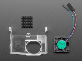 Adafruit Official Raspberry Pi 4 Case Fan and Heatsink
