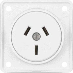 Integro Gniazdo z/u /Australia/ 10 A biały 962582502