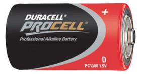 100 x bateria alkaliczna Duracell Procell LR20 D (bulk)
