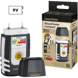 Laserliner 082.004E WoodTester Compact Wood moisture meter portable handheld