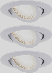 Oświetlenie wewnętrzne LED Paulmann EBL 3stepdim 92985 Zestaw 3-elementowy 4.8 W