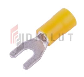 KWY4 Końcówka widełkowa izol. M4 100szt